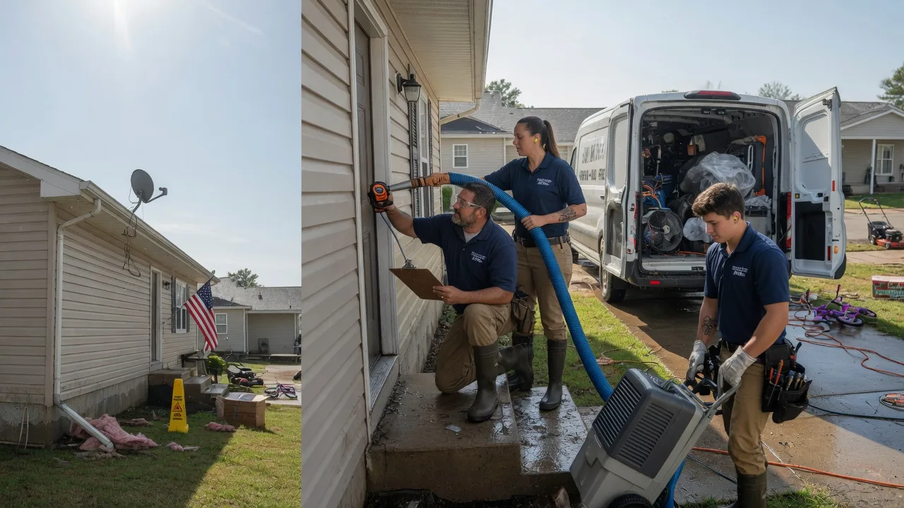 Ceiling Water Damage Restoration in Albion, IL near me